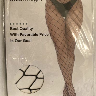 Charmnight Black Fishnet Stockings. # 4542. Black. S-XXXL . PH-17